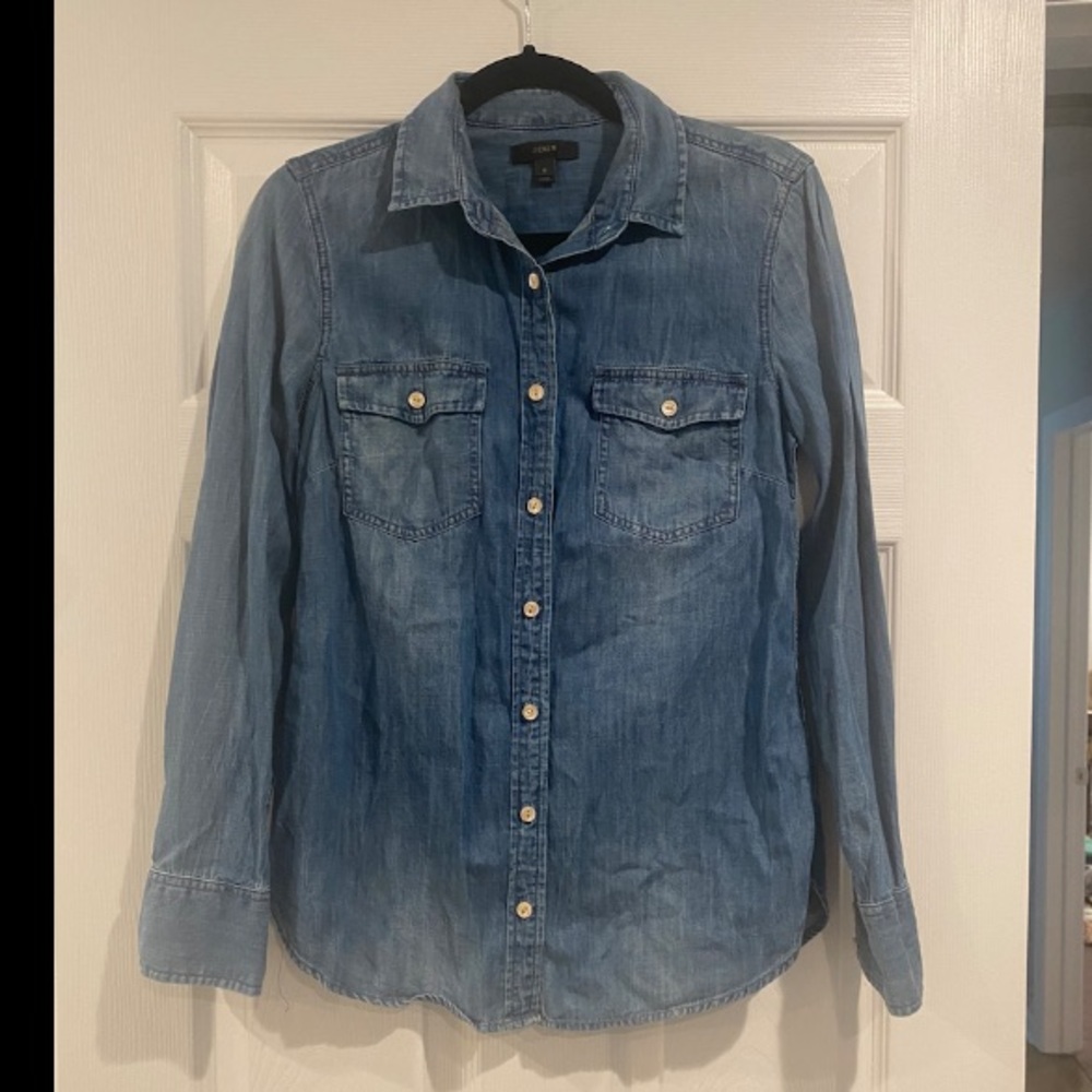 J Crew denim shirt
